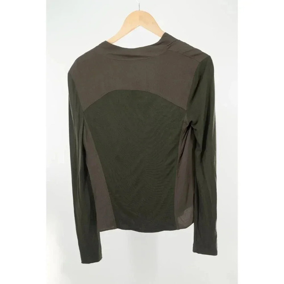 Aritzia Babaton Olivier Draped Zip lightweight front Jersey Moto sweater/jacket - Picture 4 of 7